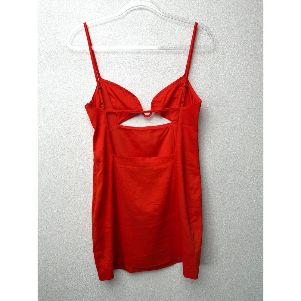 GAUGE81 Orange Red Cutout Mini Dress Women S - Picture 5 of 15